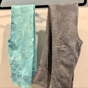 Two pack of Nikibiki Moto leggings.